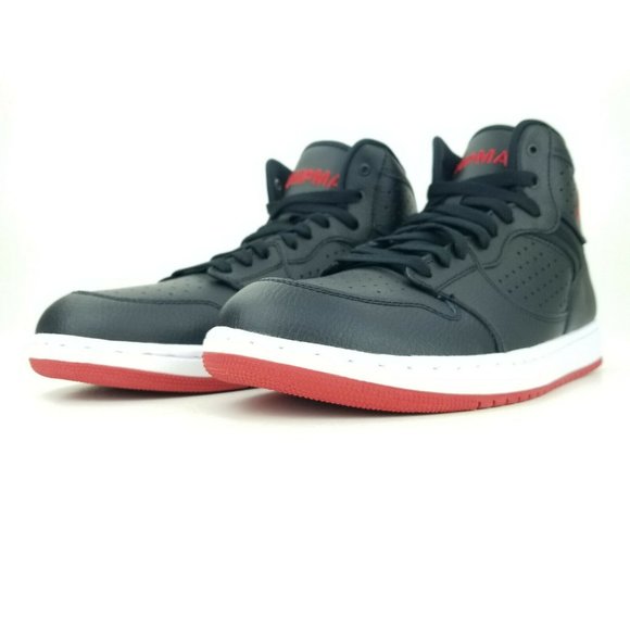 Nike Air Jordan Access Retro Trainers Mens Shoes Black Red AR3762 001 Size 10-15 - Picture 2 of 8